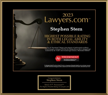 Lawyers.com 2023 Award - Stephen Stern