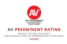 AV Preeminent Rating Stephen Stern Lawfirm
